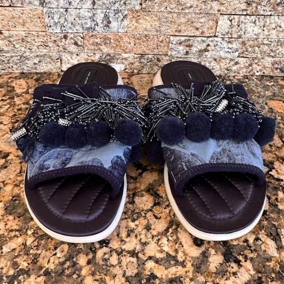 Marc Jacobs Women's Emerson Pompom Sport Sandal Slide - Picture 5 of 9